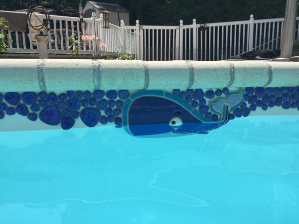 Fun Whale Pool Mosaic