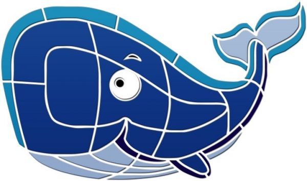 Fun Whale Pool Mosaic