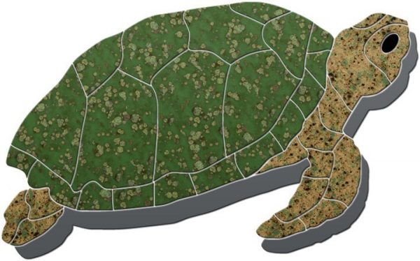 Turtle Sideview Pool Mosaic