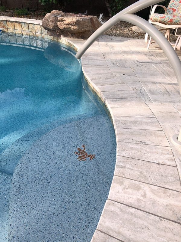 Small Frog Pool Mosaic