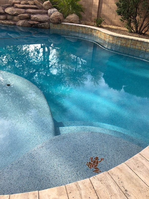 Small Frog Pool Mosaic