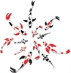 Koi Fish (Group of 12) Pool Mosaic