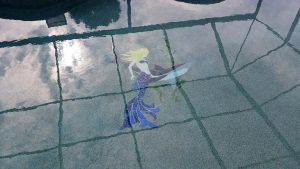 Mermaid & Shark Pool Mosaic