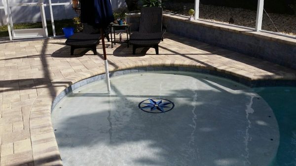 Compass/Medallion 5 Pool Mosaic