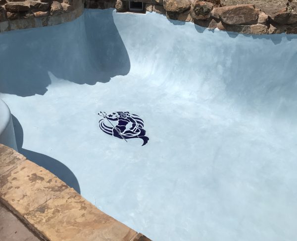 Blue Neptune Pool Mosaic