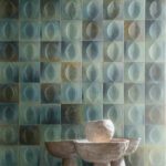 Turchese Glossy 4″ x 4″ Egg Deco (Gleeze Series) Porcelain Pool Tile