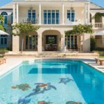 Mermaid with Turtle Pool Mosaic
