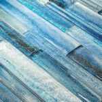 Tidal Blue Mixed (Coastal Sands Series) Glass Pool Tile
