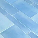 Tumbled Blue Mixed (Sea Glass Series) Glass Pool Tile