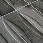 Ash Black 3″ x 12″ Relief (Boutique Series) Porcelain Pool Tile