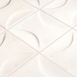 Antique White 6″ x 6″ Relief (Boutique Series) Porcelain Pool Tile