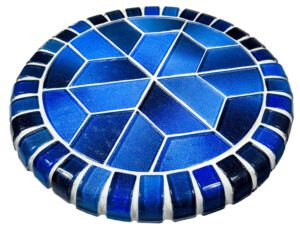 Deep Sea Barstool Top (Crystal Water Series)