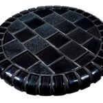 Black Barstool Top (Signature Series) Pool Mosaic