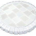 Bright White Barstool Top (Signature Series) Pool Mosaic