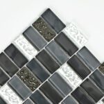Black Sand 1″ x 2″ (Watercraft Series) Glass Pool Tile