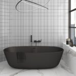 Snow 4.5″ x 9″ (Kit-Kat Series) Porcelain Pool Tile