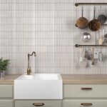 Snow 4.5″ x 9″ (Kit-Kat Series) Porcelain Pool Tile