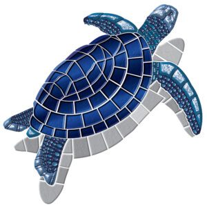 Drop-In Blue Turtle Pool Mat
