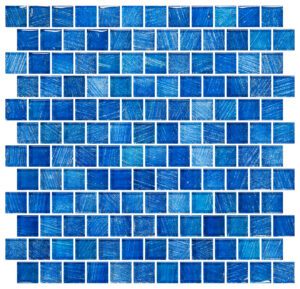 Starlight Bay 1″ x 1″ (Celestial Seas Series) Glass Pool Tile