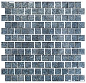 Silver Reef 1″ x 1″ (Celestial Seas Series) Glass Pool Tile