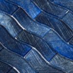Pacific Drift 1″ x 4″ Field (Celestial Seas Series) Glass Pool Tile