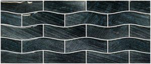 Midnight Current 1″ x 4″ Waterline (Celestial Seas Series) Glass Pool Tile