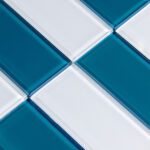Imperial Blue 3″ x 6″ (Hampton Series) Glass Pool Tile